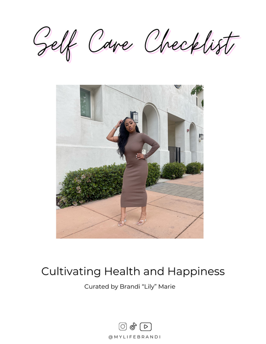 Self Care Checklist - Cultivating Health and Happiness - This Checklist is 100% FREE!!!